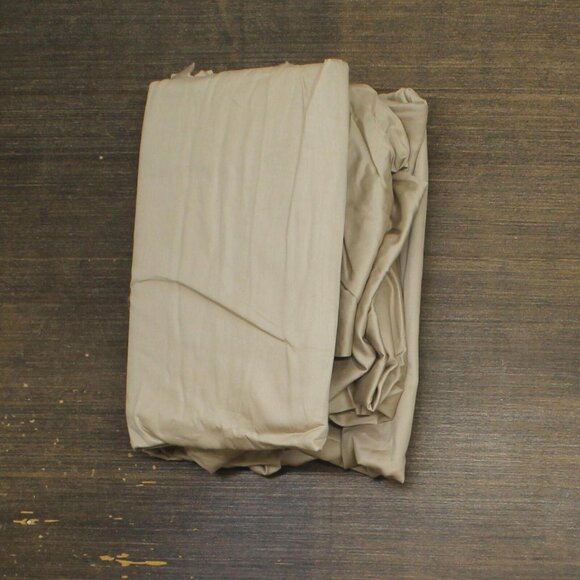 NEW Hotel Concepts 500tc Egyptian Cotton Sheet 2-Piece Set Taupe Brown Queen